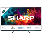 Sharp 4T-C65FQ5KM2KG 65" 4K UHD Quantum Dot Frameless Smart Google TV