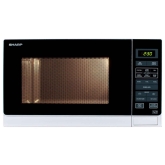 Sharp R372WM 25L 900W Solo Microwave in White