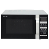 Sharp R860SLM 25L 900W Flatbed Combination Microwave Oven + Grill - Silver