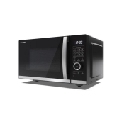 Sharp YC-QC254AU-B 25 Litres Flatbed Convection Oven Microwave with Grill - Black