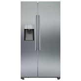 Siemens KA93IVIFPG American Fridge Freezer with Ice + Water in Stainless Steel