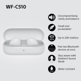 Sony WFC510W.CE7 WFC510B.CE7 Wireless In ear headphones - Black