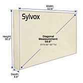 Sylvox OT55A1COVER Waterpoor outdoor TV Cover for 50-55" TV's.
