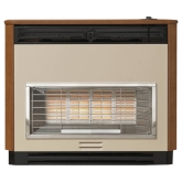Valor Brava Teak Wall Mounted Radiant Gas Fire