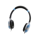 Vivanco 27084 Retro Style Closed Back Wired Headphones in Blue FAS5064
