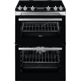 Zanussi ZCI66278XA 60Cm Electric Double Oven With Induction Hob Stainless Steel