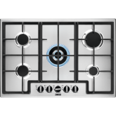 Zanussi ZGNN755X 74cm Gas Hob - Stainless Steel